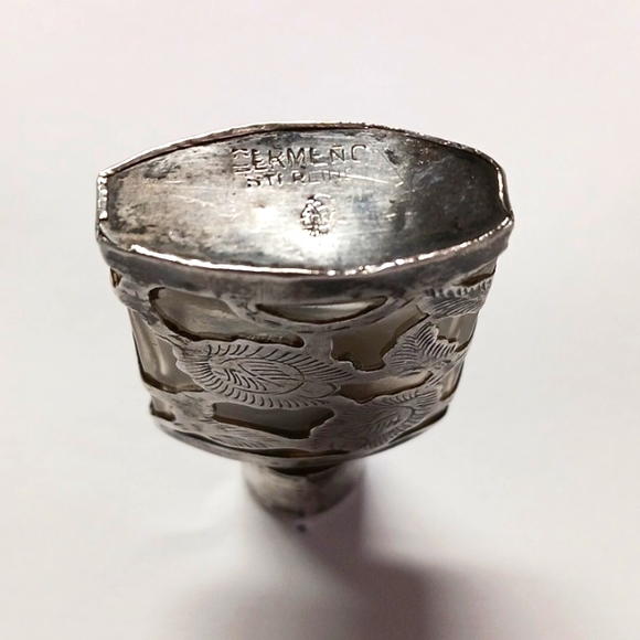 Sm Sterling Perfume Bottle Vtg. - Picture 4 of 5